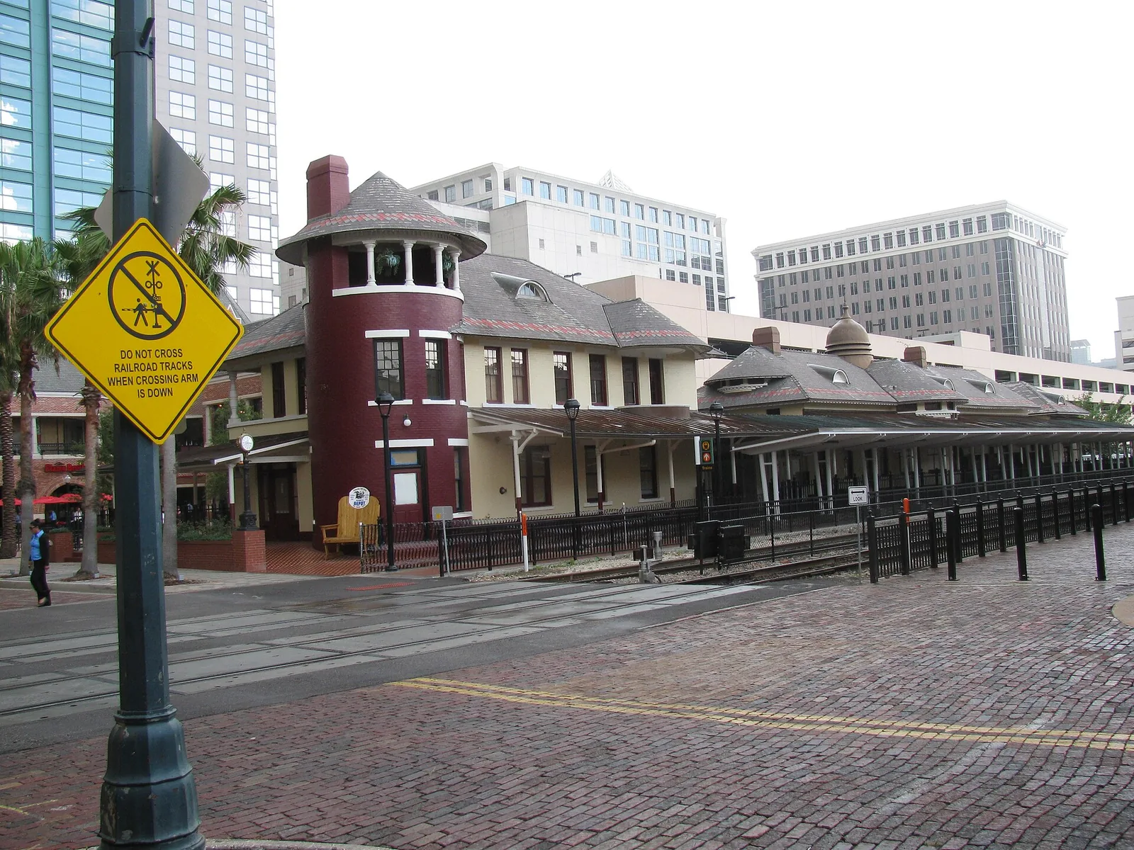 The SunRail station at Church Street in downtown Orlando