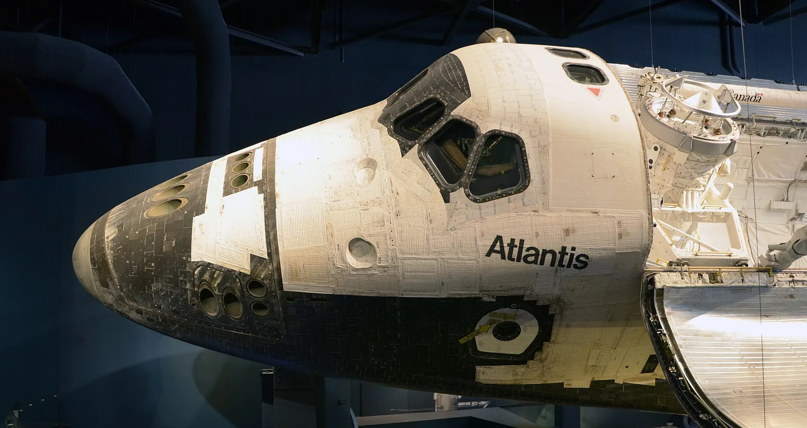 Space Shuttle Atlantis on display