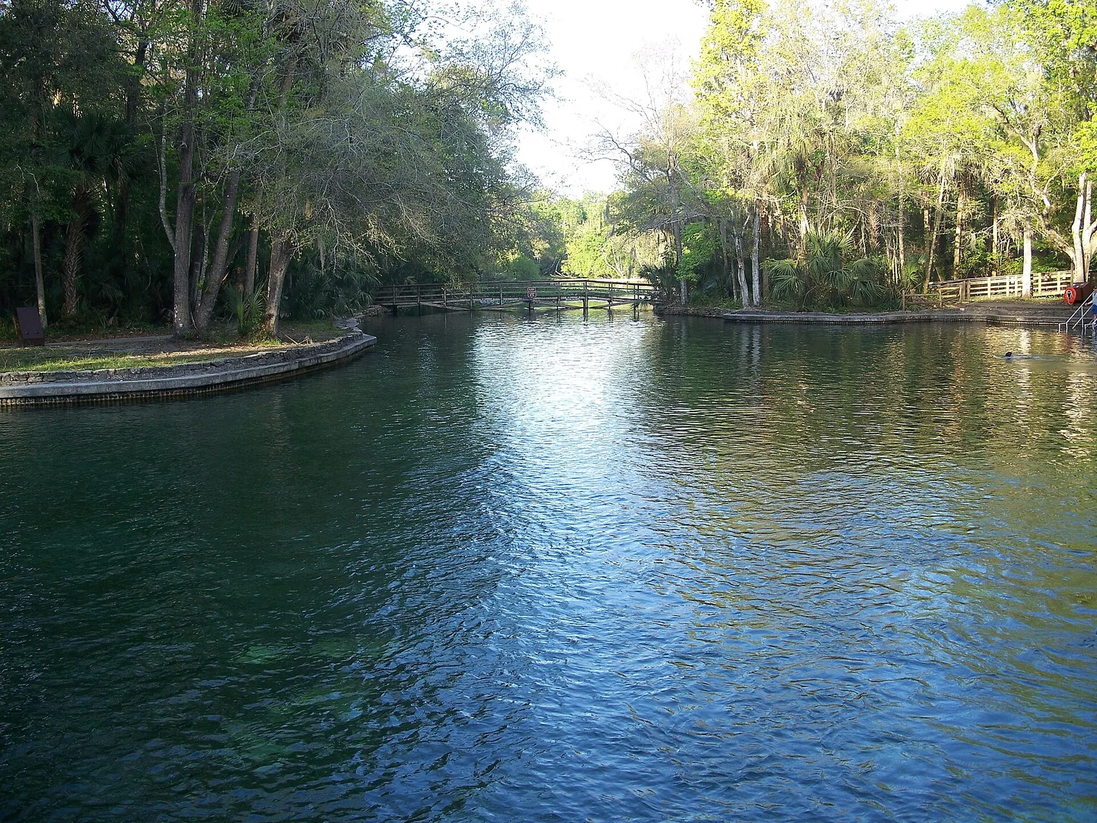 The spring at Wekiwa Springs State Park, about 18 minutes north of Wekiwa Home
