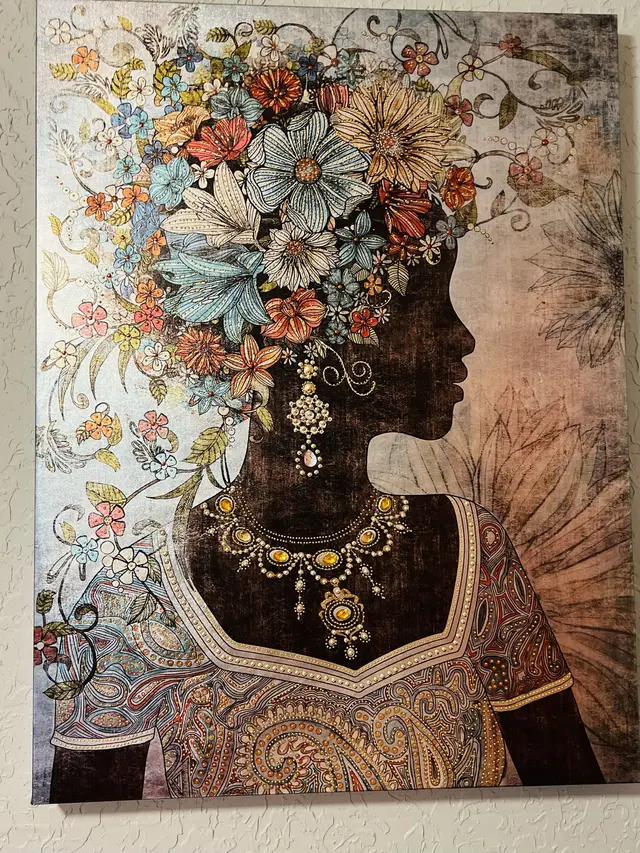 Wall decor at Fruit Tree Home